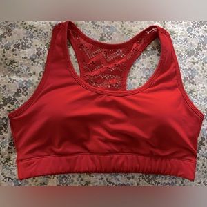 LG Zyia Bomber Bra - Red